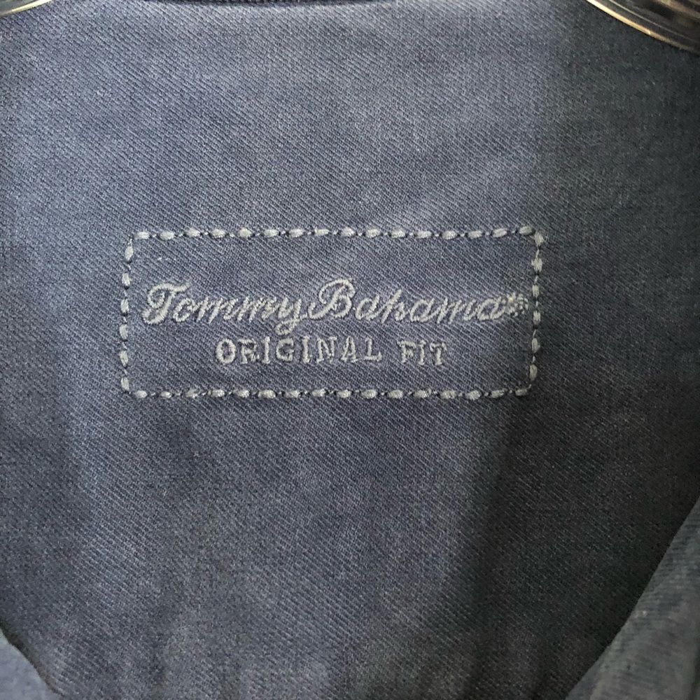 Tommy Bahama Embroidered Skateboards Shirt Silk M - Picture 4 of 5